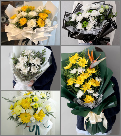 贵州毕节市黔西县新仁乡化屋村白事花束代送